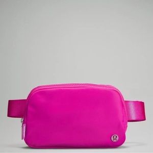 Sonic pink belt bag